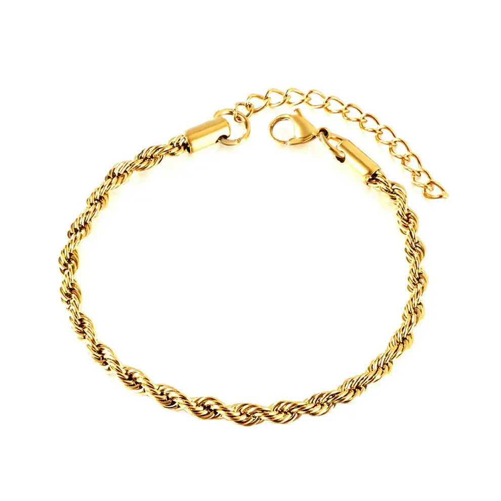Twisted Rolo Chain Bracelet