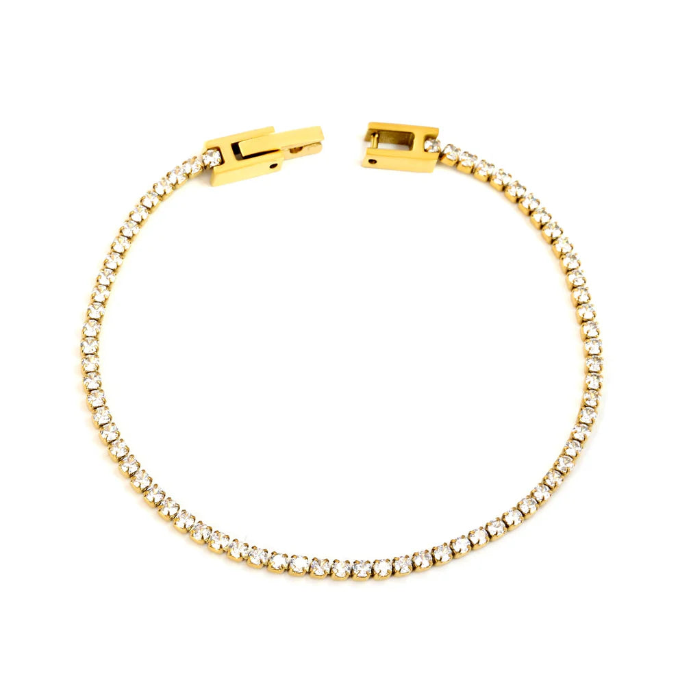 Classic Round Zirconia Bracelet