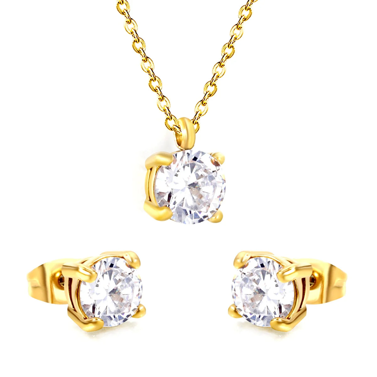 Classic Round Zirconia Set