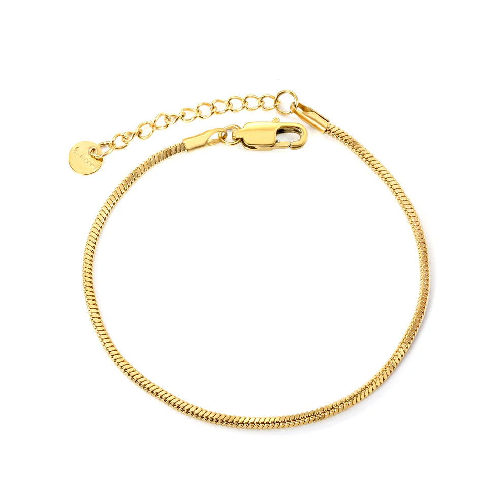 Square Snake Chain Bracelet