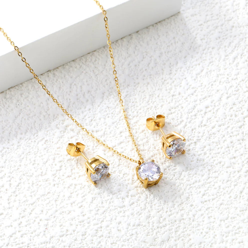 Classic Round Zirconia Set