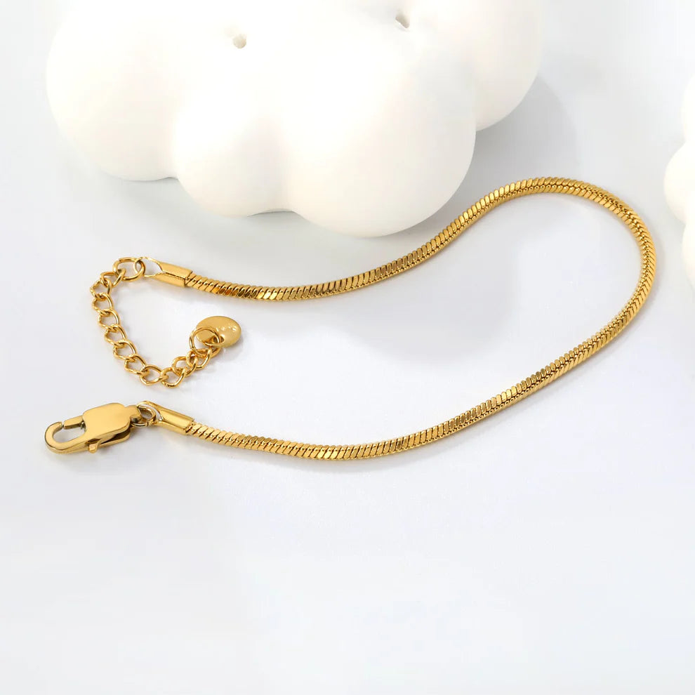 Square Snake Chain Bracelet