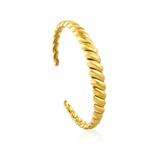 Twisted Rope Gold Cuff Kids Bracelet