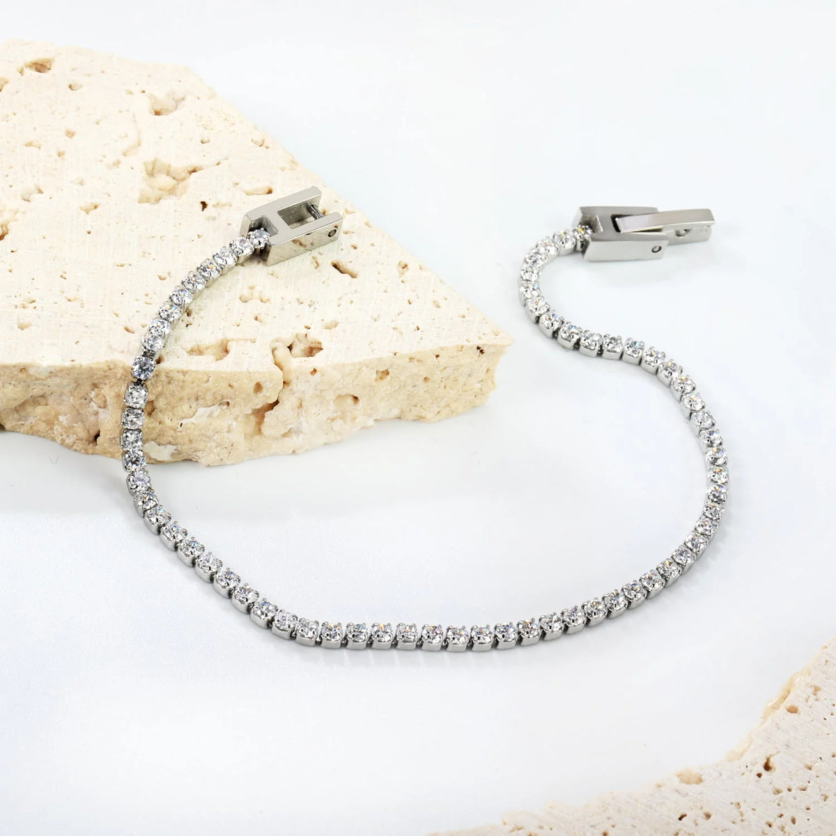 Round Zirconia Tennis Bracelet