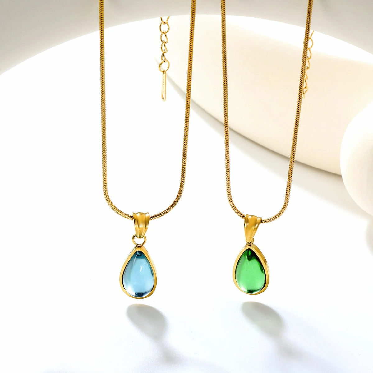 Teardrop Stone Necklace