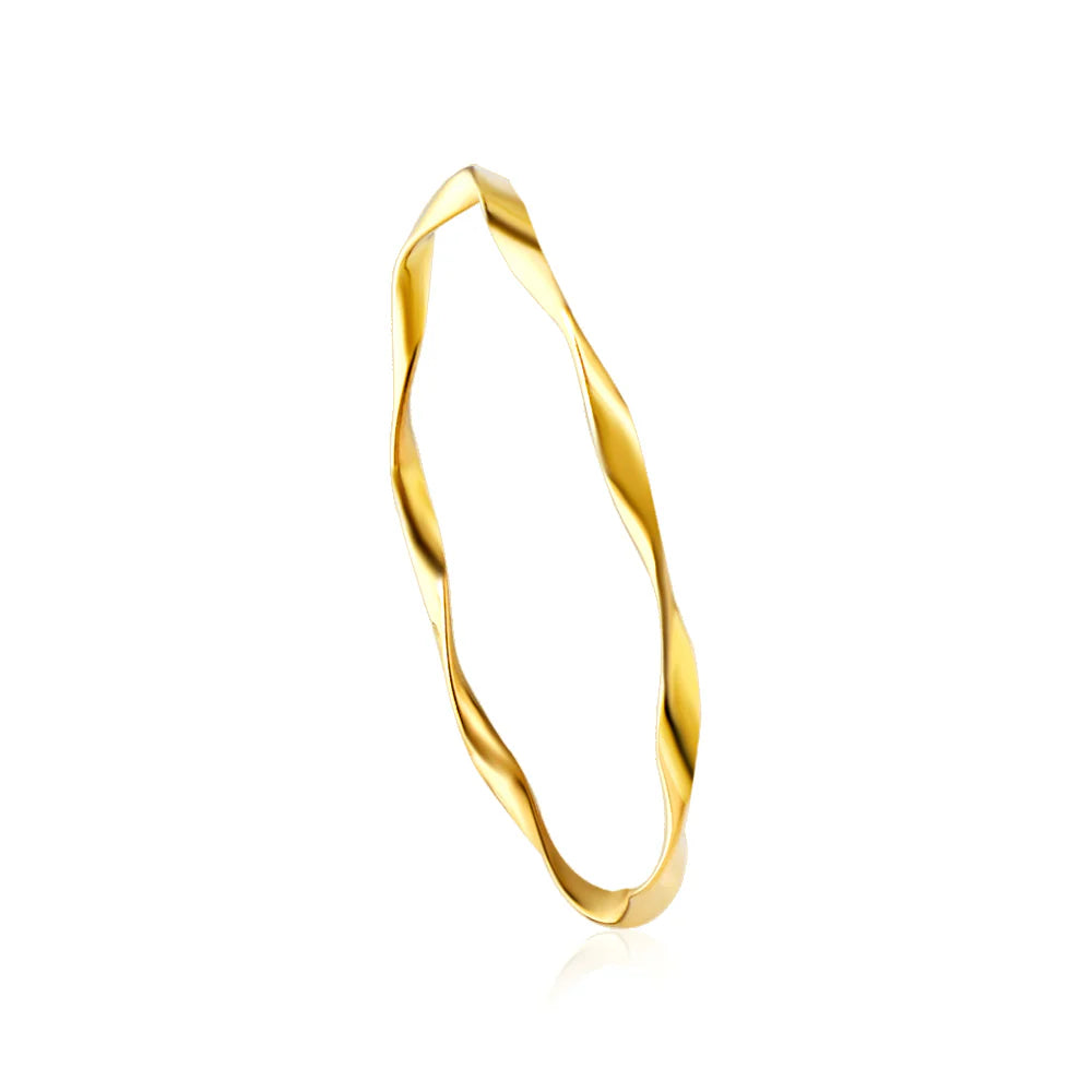 Spiral Intertwined Bangle