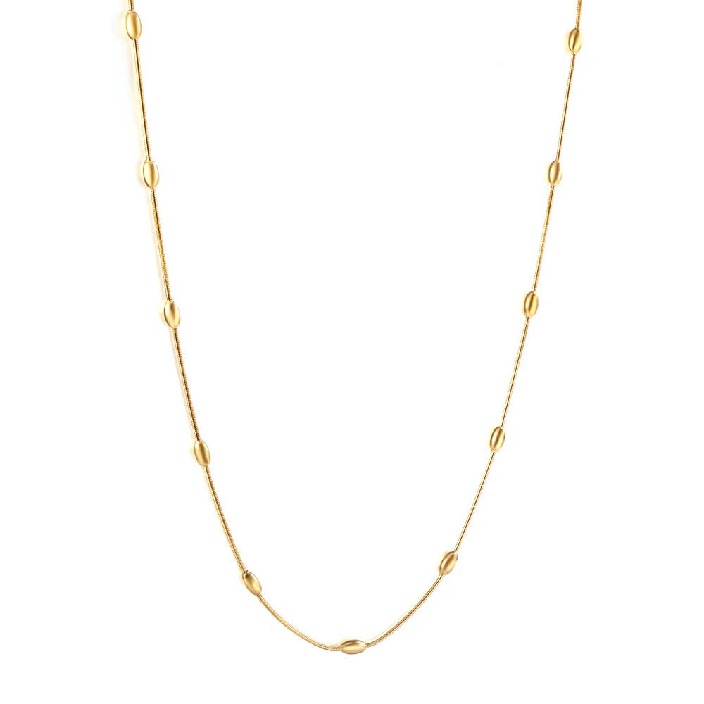Gold-Plated Intricate Detailing Necklace