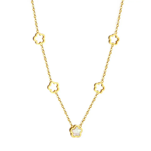 Peach Blossom Charm Necklace