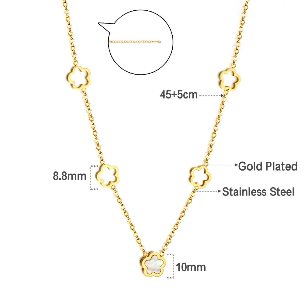 Peach Blossom Charm Necklace