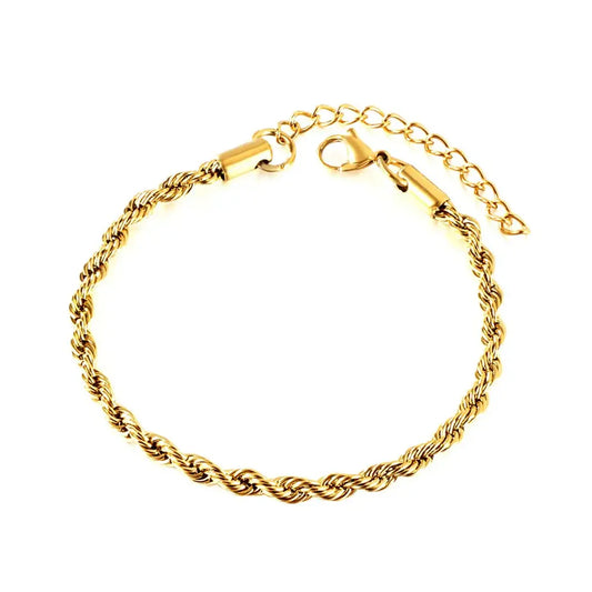 Twisted Rolo Chain Bracelet